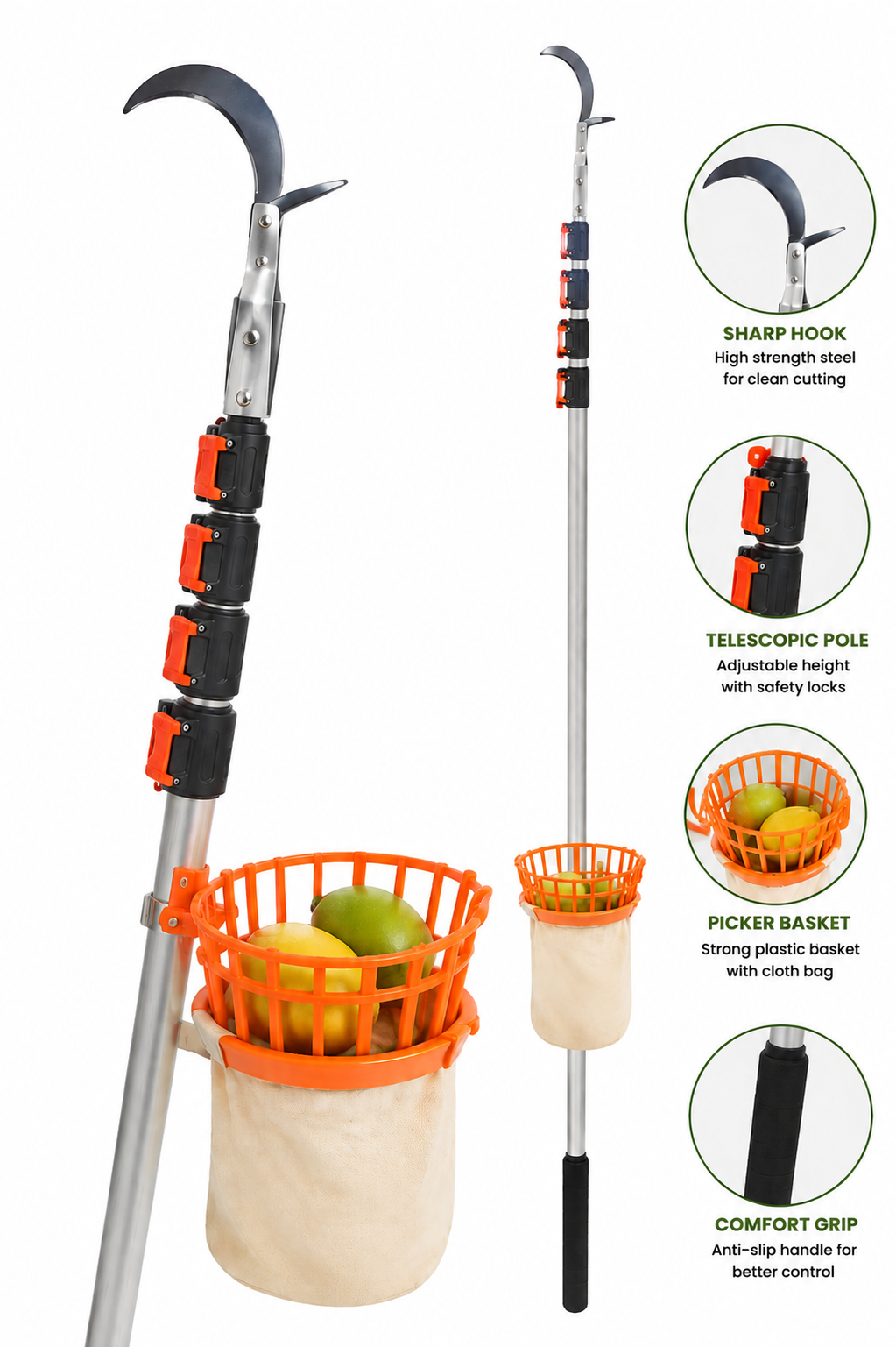 Sri Anjayneya Industries extendable fruit plucker